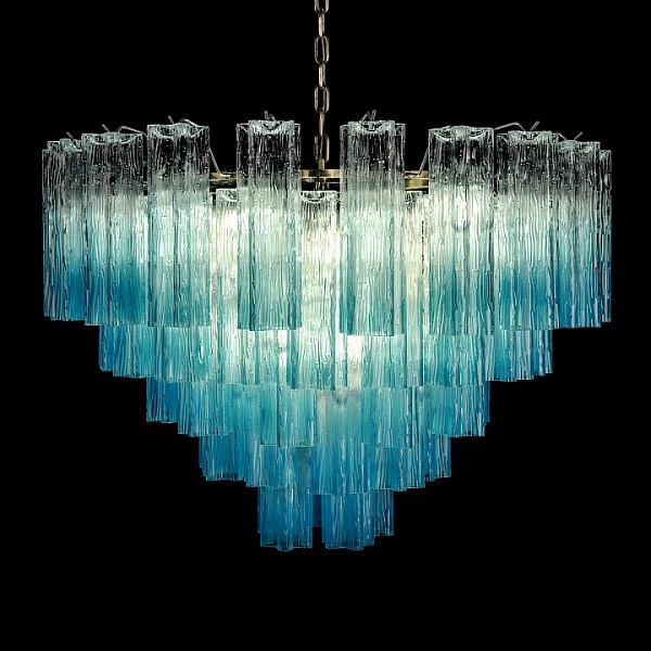 Подвесная люстра Loft it Murano бронза арт. 10580/800 Clear blue