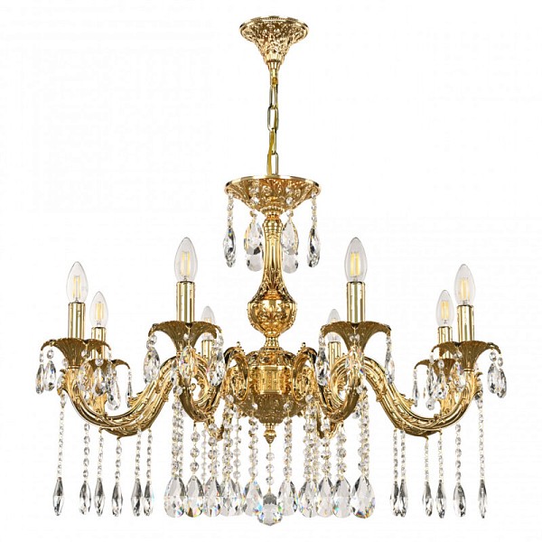 Подвесная люстра Bohemia Ivele Crystal AL7901 золото арт. AL79101/8/250 A G