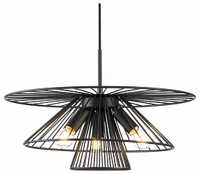 Подвесной светильник Indigo Strato черный арт. 10016/3P Black