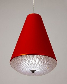 Подвесной светильник Abrasax Cavaliere хром арт. CL.8301-RED