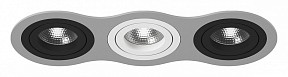 Встраиваемый светильник Lightstar Intero 16 triple round разноцветный арт. i639070607