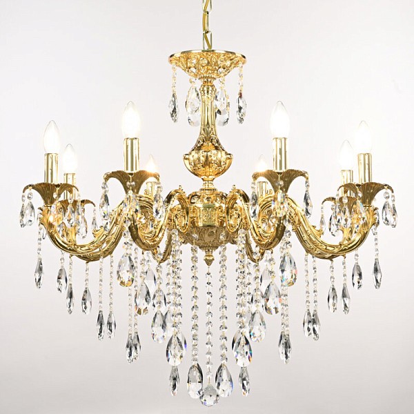 Подвесная люстра Bohemia Ivele Crystal AL7901 золото арт. AL79101/8/250 B G