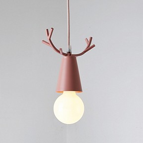 Подвесной светильник Imperiumloft Deer One розовый арт. DEER-ONE01