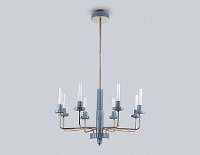 Люстра на штанге Ambrella Light LH золото арт. LH53126
