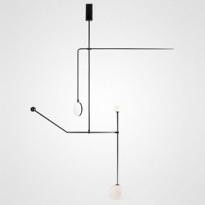 Подвесной светильник Imperiumloft Lines черный арт. LINES-08
