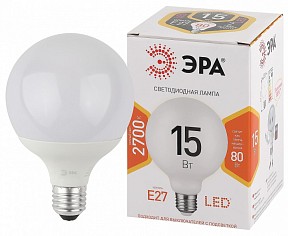 Лампа светодиодная Эра Стандарт  арт. LED G95-15W-2700K-E27