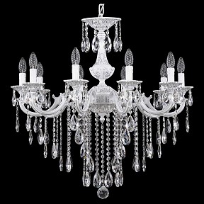 Подвесная люстра Bohemia Ivele Crystal AL7801 металл арт. AL78101/10/250 B WMN
