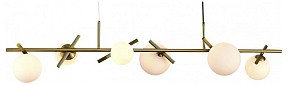 Подвесной светильник iLamp Golden латунь арт. 2134-6L BR+MBK