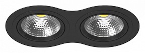 Встраиваемый светильник Lightstar Intero 111 черный арт. i9270707