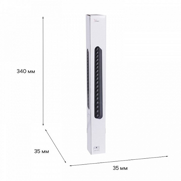 Накладной светильник Reluce 13002 черный арт. 13002-9.3-001UR magnetic LED16W BK CCT+SMART
