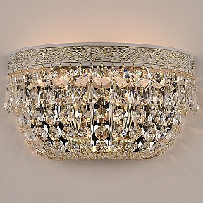 Накладной светильник Bohemia Ivele Crystal AL1901 золото арт. AL19011B/25OL WMG