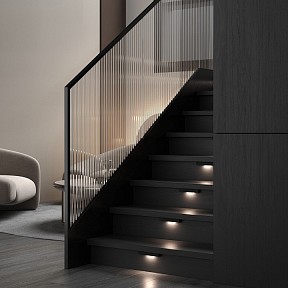 Накладной светильник Elektrostandard Rise черный арт. 40163/LED 4000К Черный