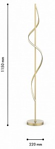 Торшер F-promo Locket золото арт. 4181-1F