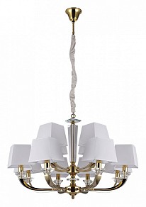 Подвесная люстра Newport 11400 золото арт. 11408+4/C gold