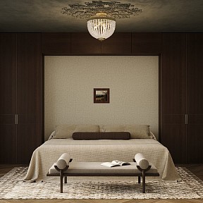 Потолочная люстра Maytoni Intrigue латунь арт. MOD440CL-03BS