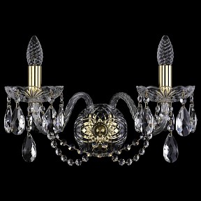 Бра Bohemia Ivele Crystal 1400 золото арт. 1402B/2/195XL/G