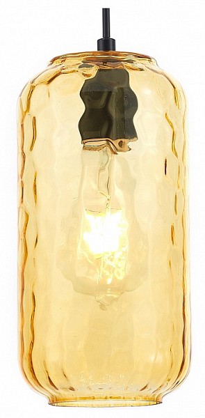 Подвесной светильник Escada Rise черный арт. 10177/1S Black/Yellow