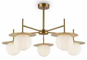 Люстра на штанге Freya Camelia желтый арт. FR5202PL-05BS