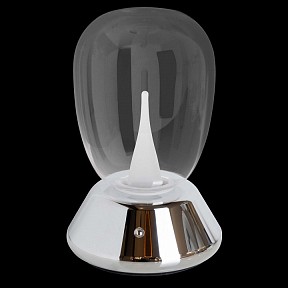 Настольная лампа декоративная Lightstar Uovo III хром арт. 807904