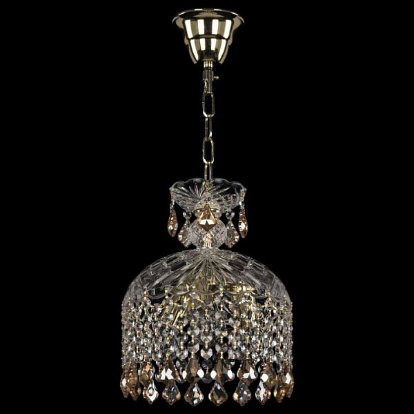 Подвесной светильник Bohemia Ivele Crystal 1478 золото арт. 14781/22 G Leafs K721