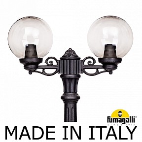 Фонарный столб Fumagalli Globe 250 черный арт. G25.156.S20.AXE27