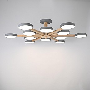 Люстра на штанге Imperiumloft TURNA Gray серый арт. TURNA-B01