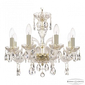 Подвесная люстра Bohemia Ivele Crystal 118 золото арт. 118/8/165 G