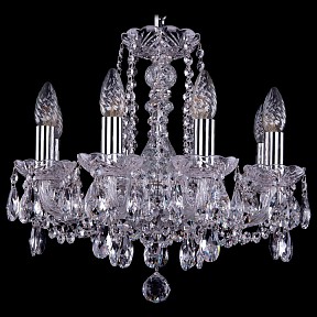 Подвесная люстра Bohemia Ivele Crystal 1402 металл арт. 1402/8/141/Ni