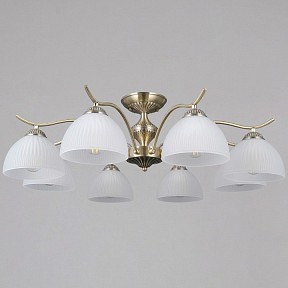 Люстра на штанге ILLUMICO  бронза арт. IL0896-8CSQ-26 AB ELITE