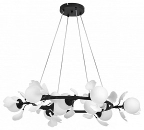 Подвесная люстра Lightstar Ceramo BW черный арт. 799097