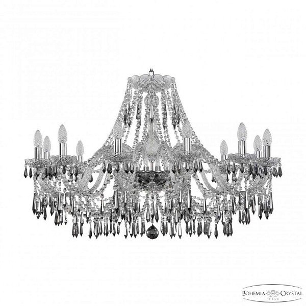 Подвесная люстра Bohemia Ivele Crystal 1403 никель арт. 1403/12/300 Ni K731