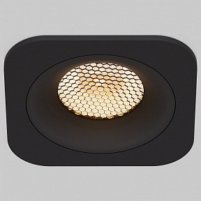 Встраиваемый светильник Elektrostandard Tetro черный арт. 15276/LED