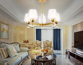 Люстра на штанге Ambrella Light TR золото арт. TR3154