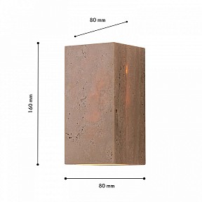 Накладной светильник Favourite Limestone черный арт. 4652-2W