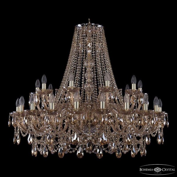 Подвесная люстра Bohemia Ivele Crystal 1409 золото арт. 1409/20+10+5/400/2d G K721