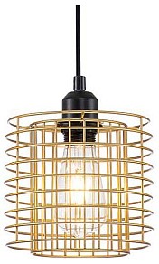 Подвесной светильник Escada Grid черный арт. 10190/1S Gold