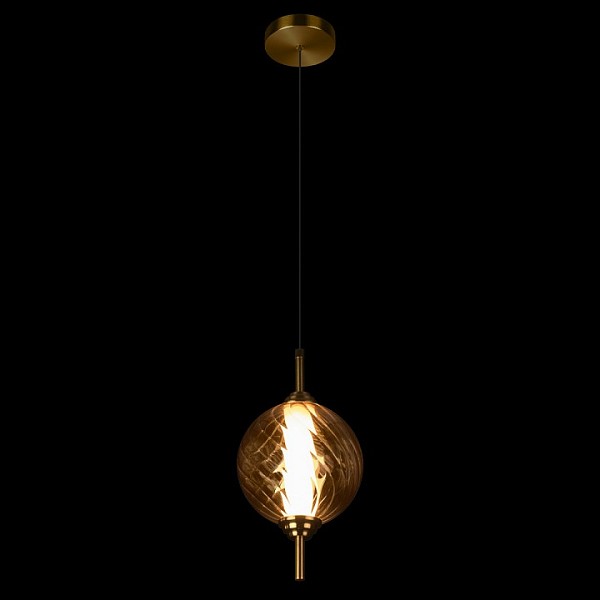 Подвесной светильник Loft it Helix бронза арт. 10421/B Amber