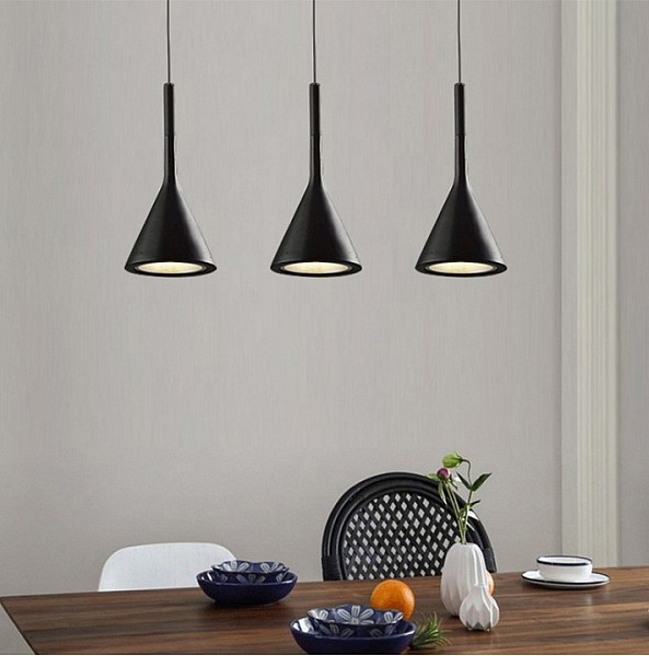 Подвесной светильник TopDecor Troy черный арт. Troy S1 12