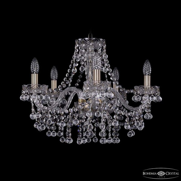 Подвесная люстра Bohemia Ivele Crystal 1409 золото арт. 1409/5/195 Pa