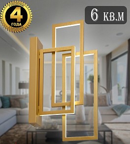 Бра Natali Kovaltseva LED LAMPS 81128 золото арт. LED LAMPS 81128/1W GOLD