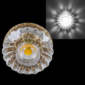Встраиваемый светильник Reluce  золото арт. 09097-9.0-001T LED COB10W GD