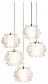 Подвесная люстра Freya Flower латунь арт. FR5579PL-L40BS