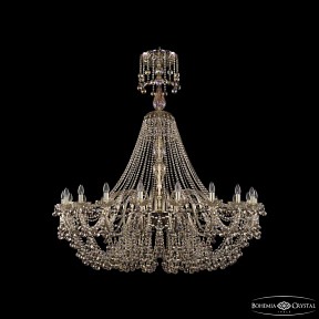 Подвесная люстра Bohemia Ivele Crystal 1409 золото арт. 1409/20/530/XL-160 G M801