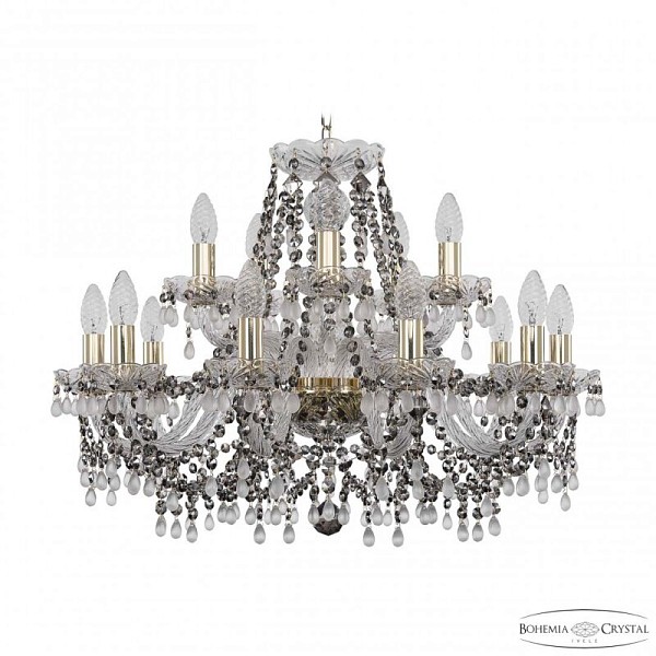 Подвесная люстра Bohemia Ivele Crystal 1410 золото арт. 1410/10+5/240 G V0300 R731