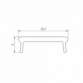 Рассеиватель Arlight LINE черный арт. 063965