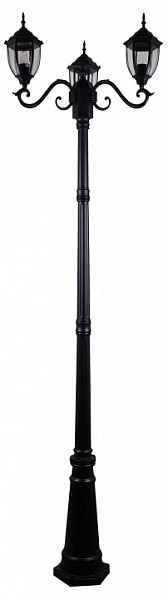 Фонарный столб Reluce 00837 черный арт. 00837-0.7-003SL 2.2M BK