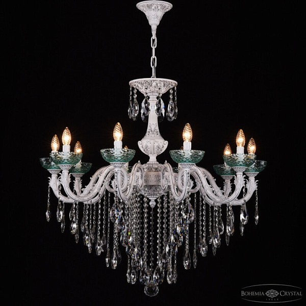 Подвесная люстра Bohemia Ivele Crystal AL7901 белый арт. AL79101/10/300 B WMN P Birusa/M-1F