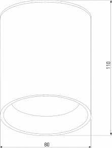 Накладной светильник Elektrostandard Light LED серый арт. 35130/H серый
