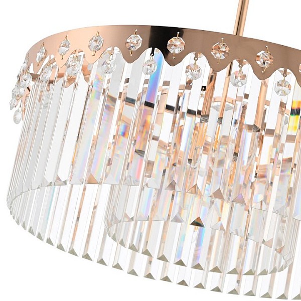 Люстра на штанге Arte Milano Sorrento-8909 золото арт. 378909/8/300/580 GD