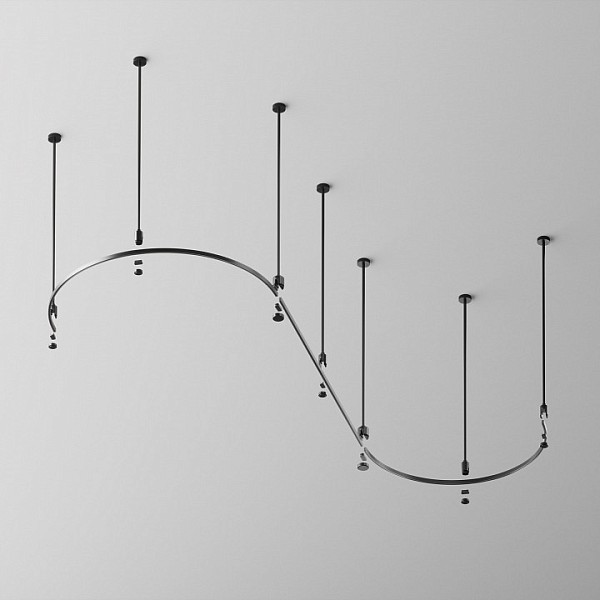 Трек Maytoni Busbar trunkings Flarity черный арт. TRX154-SR-D800-B
